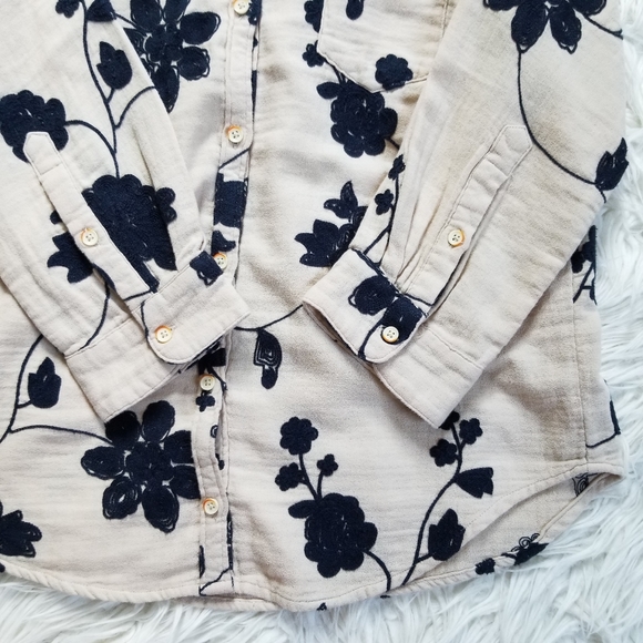 Anthropologie Isabella Sinclair Embroidered Shirt - Picture 6 of 10